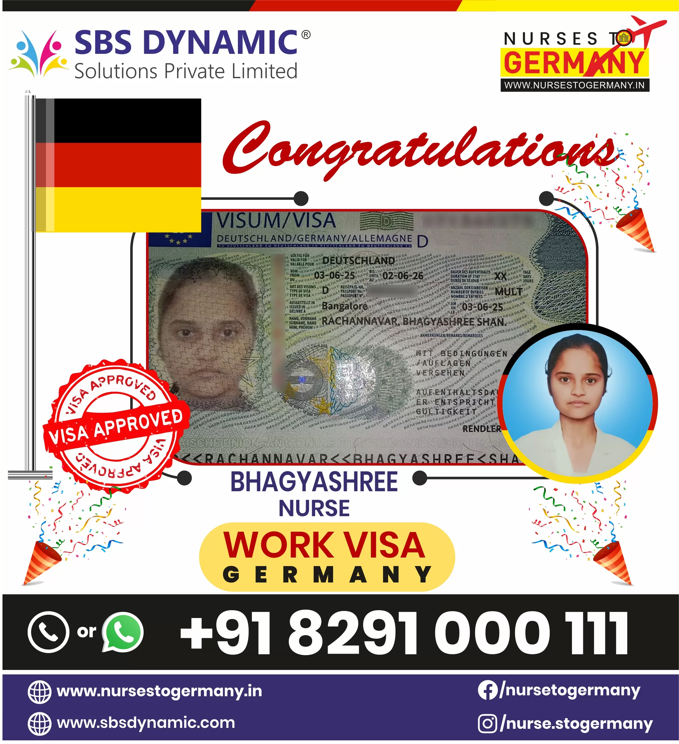 Indian nurses working in Germany