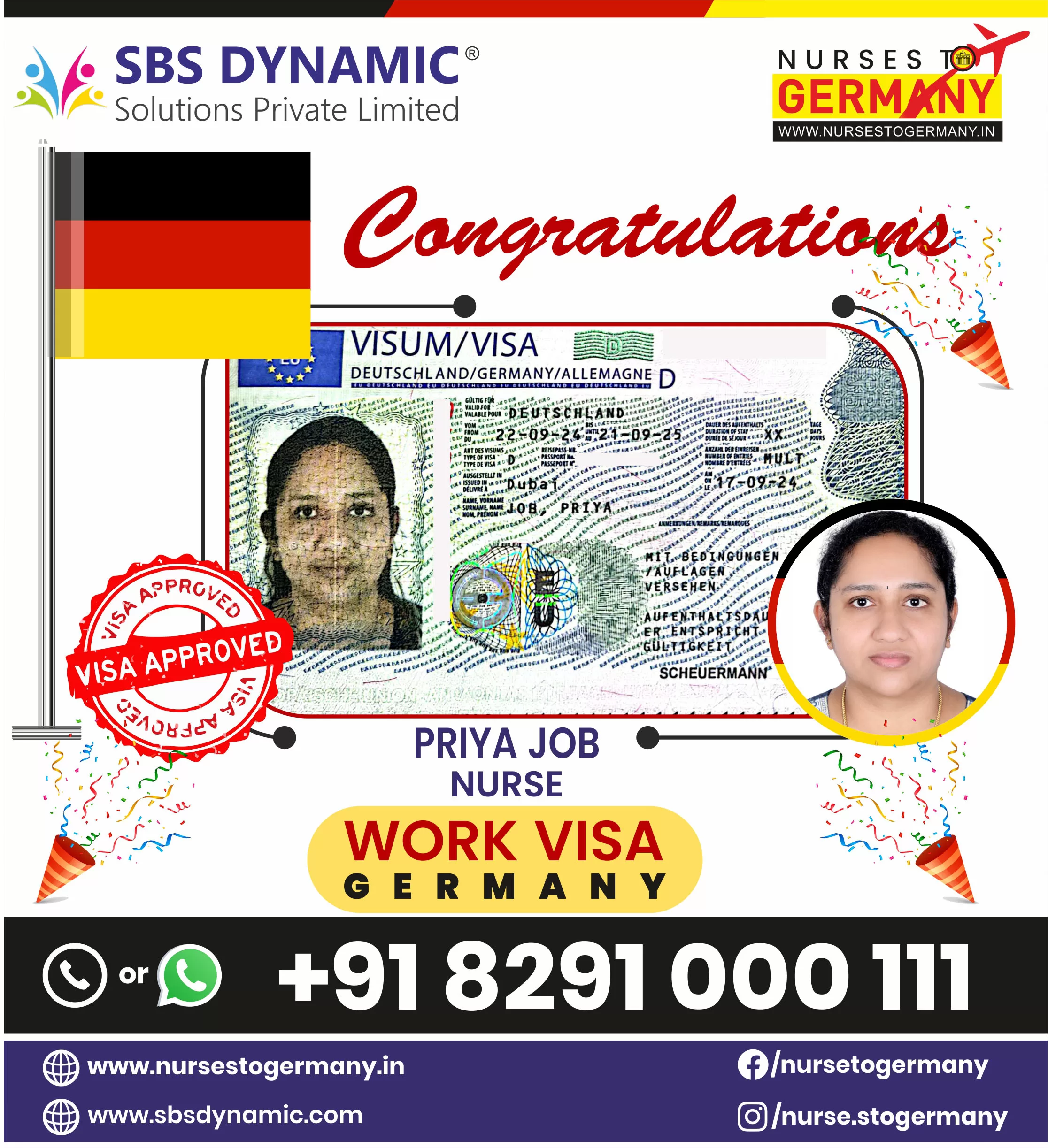 Indian nurses working in Germany