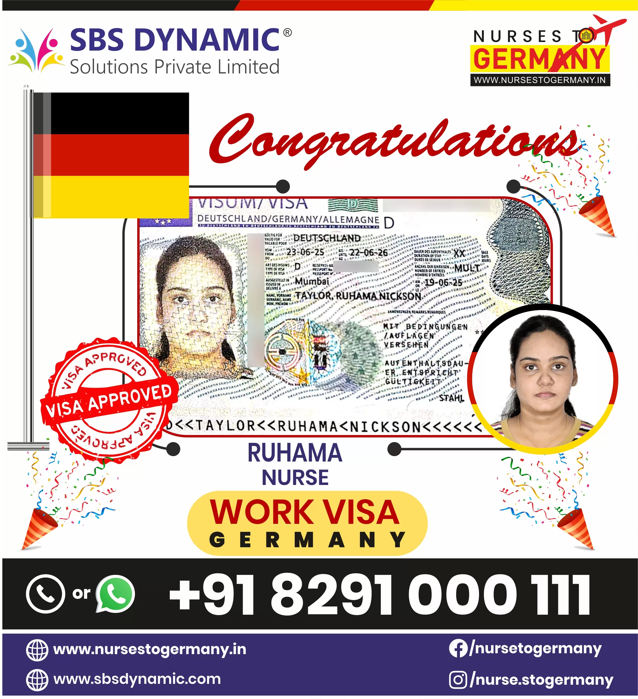 Indian nurses working in Germany