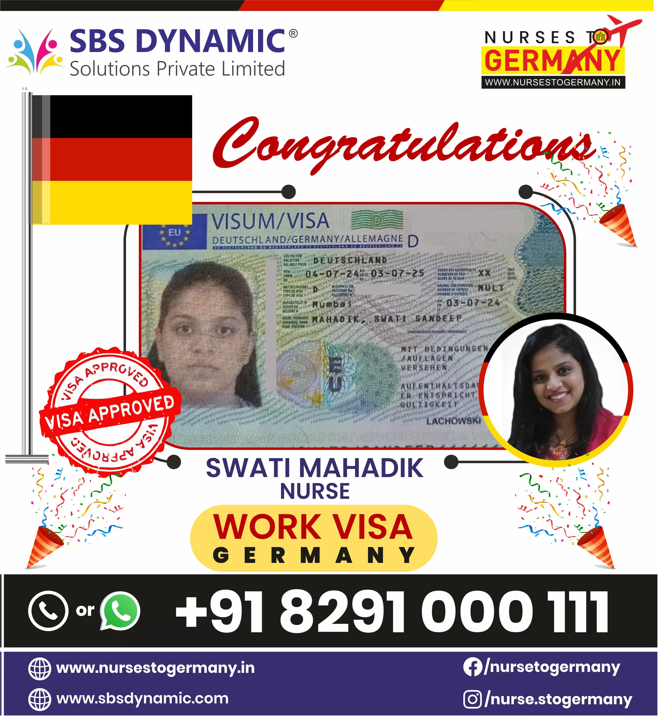 Indian nurses working in Germany