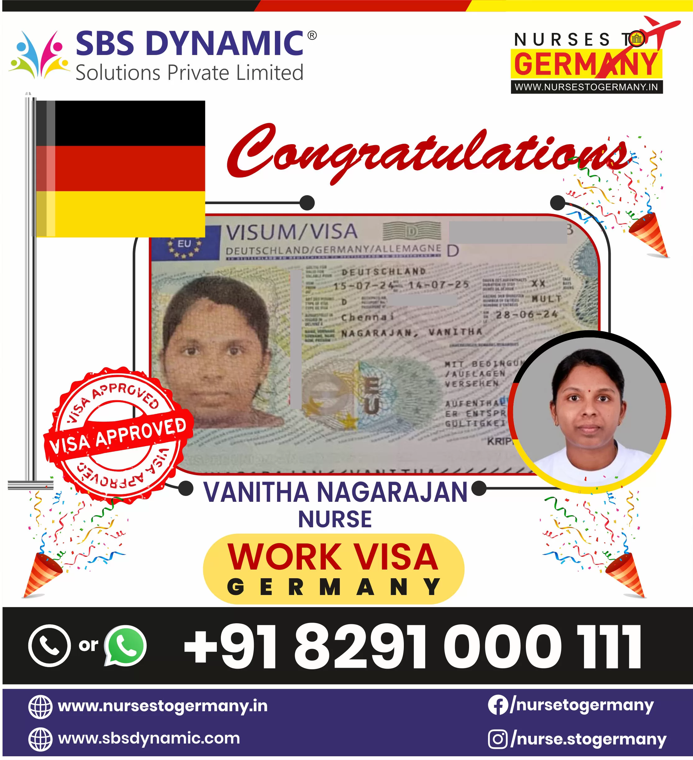 Indian nurses working in Germany